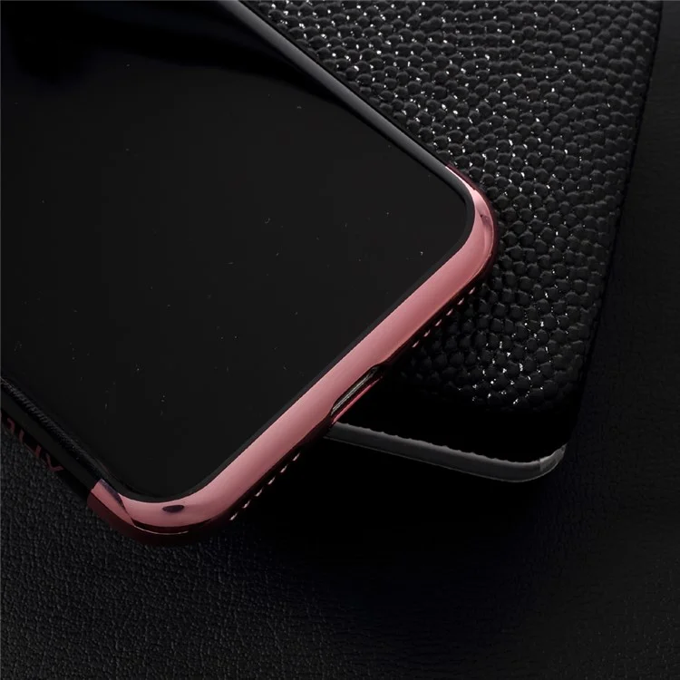 X-FITTED Plating Glossy Soft TPU Mobile Cover for iPhone 7 4.7 inch - Rose Gold