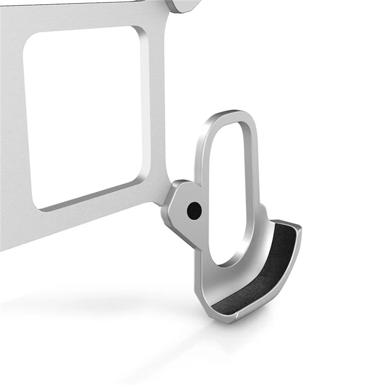 NILLKIN for iPhone 7 4.7 Barde Metal Plated Frame Case with Kickstand Finger Ring - Silver
