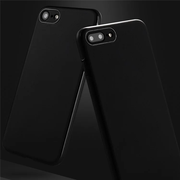 SULADA Phone Accessory TPU Mobile Case for iPhone 7 4.7 inch Built-in Magnetic Holder Metal Sheet - Black