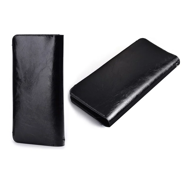 SOYAN Crazy Horse Leather Wallet Pouch for iPhone 7 / 7 Plus / 6s / 6, Size: 18.8 x 10cm - Black