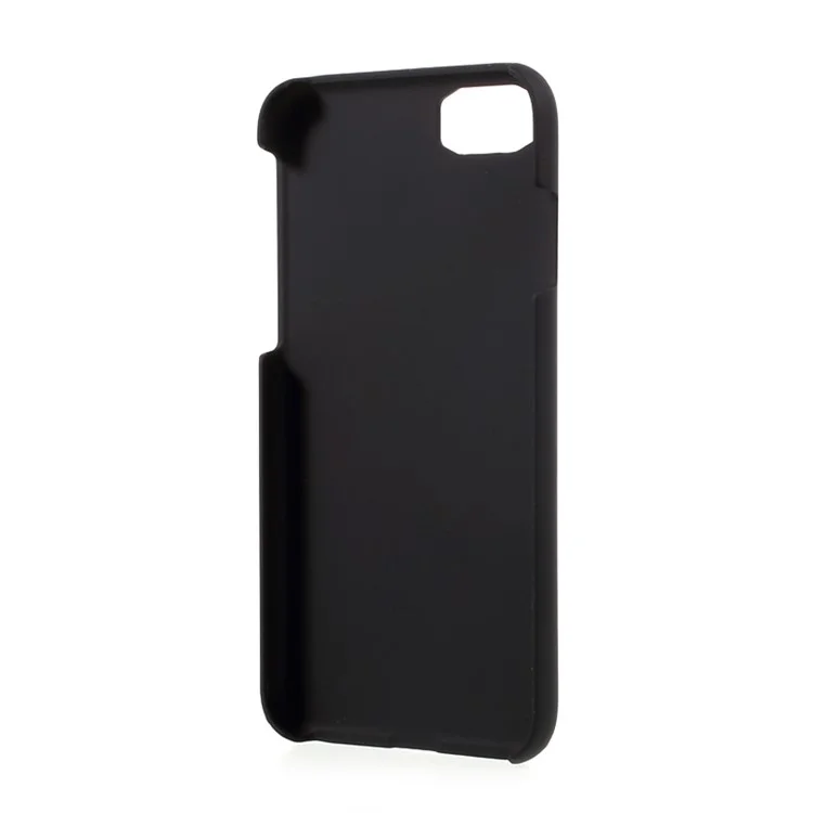 Natural Wooden Skin PC Case with Built-in Magnetic Holder Metal Sheet for iPhone 8 7 6s 6 4.7 - Bamboo