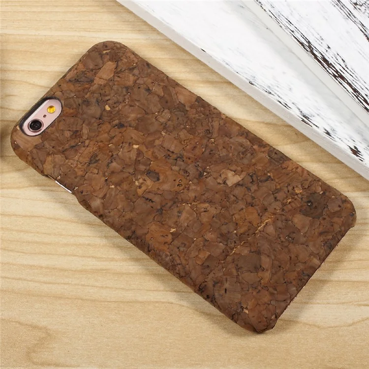 COOYA Natural Wood Coated PC Mobile Phone Case for iPhone 6s 6 4.7 inch - Style A