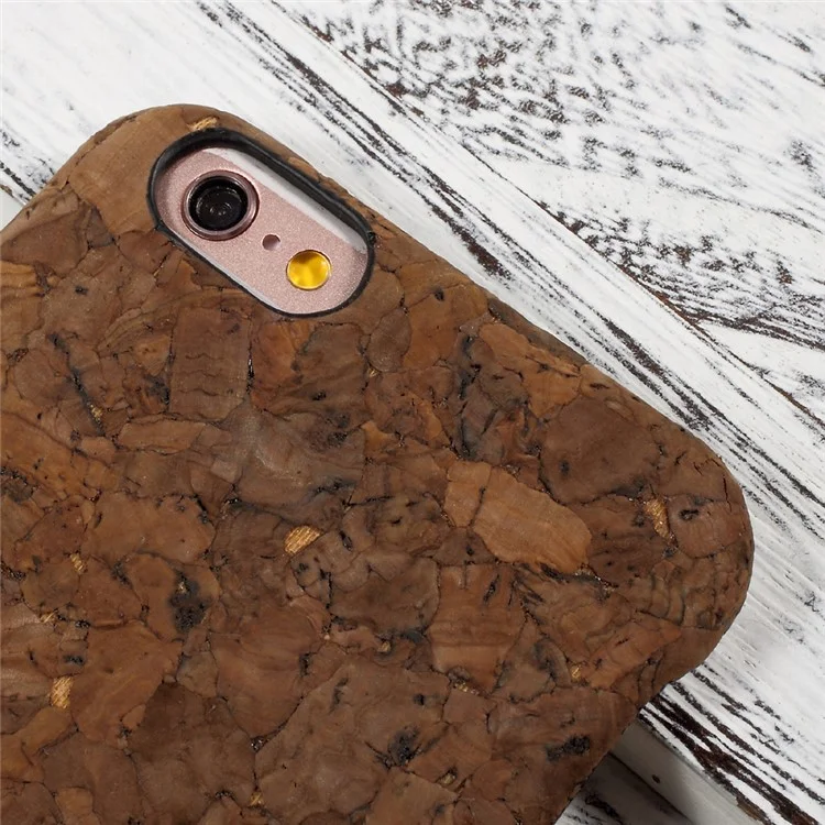 COOYA Natural Wood Coated PC Mobile Phone Case for iPhone 6s 6 4.7 inch - Style A