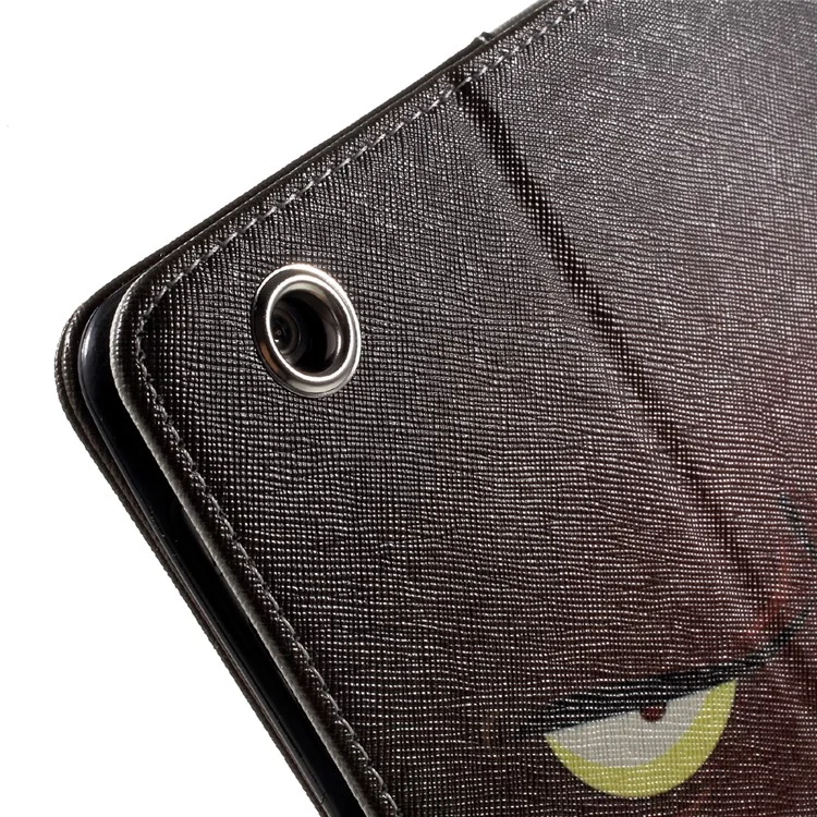 Double Sides Pattern Printing Leather Wallet Stand Case for iPad 4/3/2 - Do Not Touch My Phone