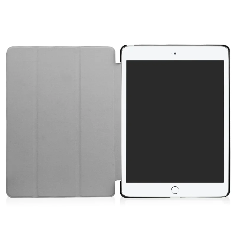 Tri-fold Stand Leather Case Pattern Printing Smart Wake/Sleep Design for iPad 9.7 (2018) / 9.7 (2017) - Do Not Touch My Pad
