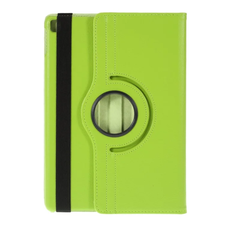 Litchi Grain 360 Swivel Stand Leather Tablet Cover for iPad Pro 10.5-inch (2017) - Green