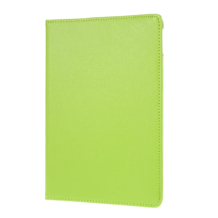 Litchi Grain 360 Swivel Stand Leather Tablet Cover for iPad Pro 10.5-inch (2017) - Green