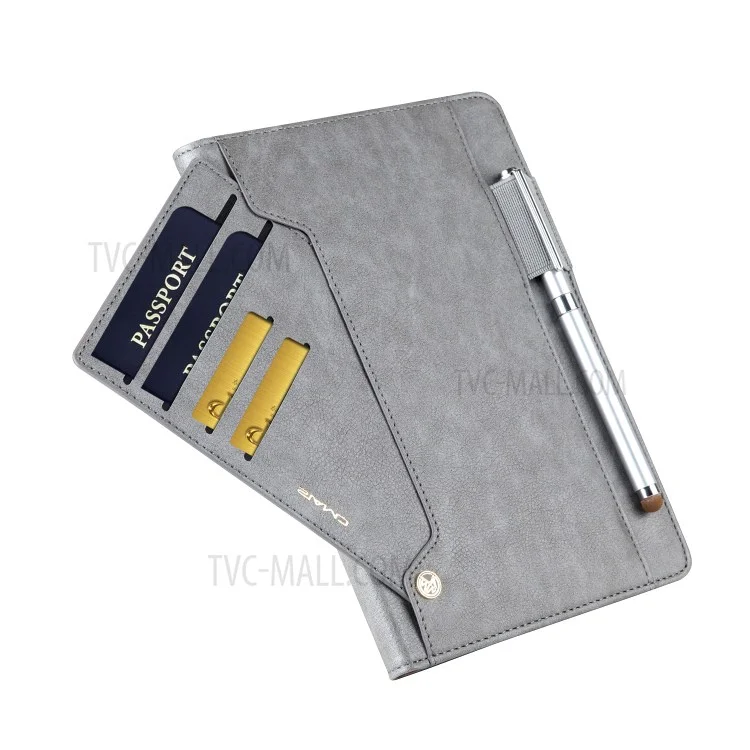 CMAI2 Pen Sollus / Cubierta Protectora de Cuero PU de Tarjetas Para Ipad Mini 4 - Gris