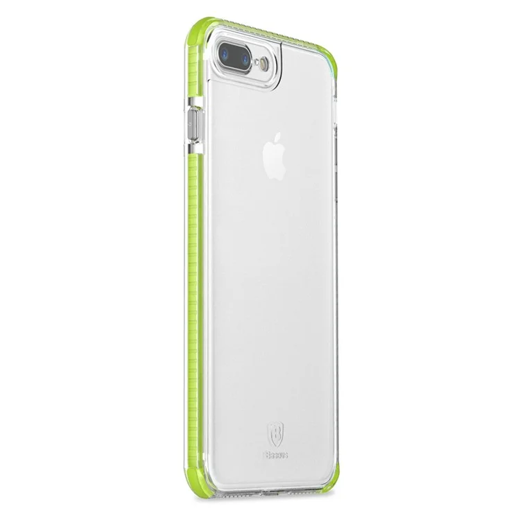 BASEUS Armor Protection Hybrid Mobile Phone Shell (PC+TPU+TPE) for iPhone 8 Plus / 7 Plus 5.5 inch - Green