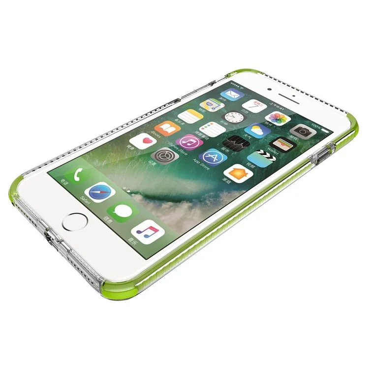 BASEUS Armor Protection Hybrid Mobile Phone Shell (PC+TPU+TPE) for iPhone 8 Plus / 7 Plus 5.5 inch - Green