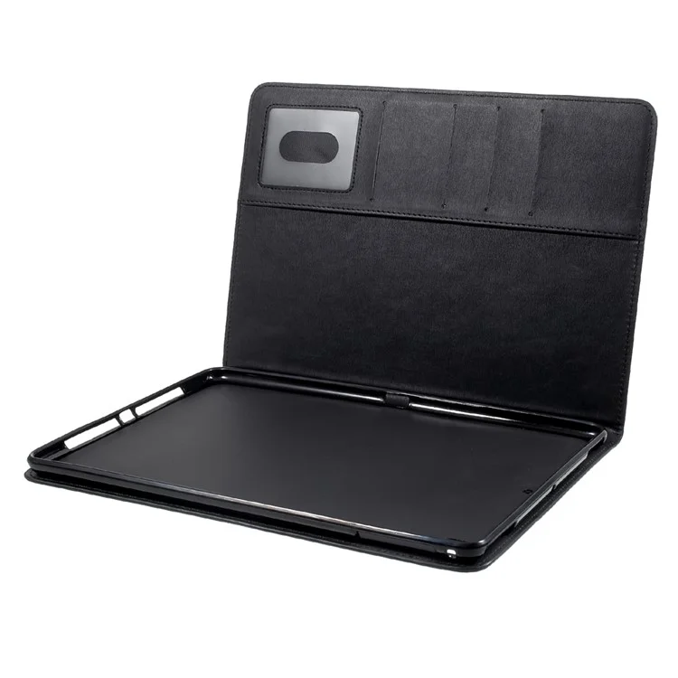 For iPad 9.7 (2018) / 9.7 (2017) Imprint 3D Pattern Smart Wallet Stand Leather Tablet Case - Blue Wolf