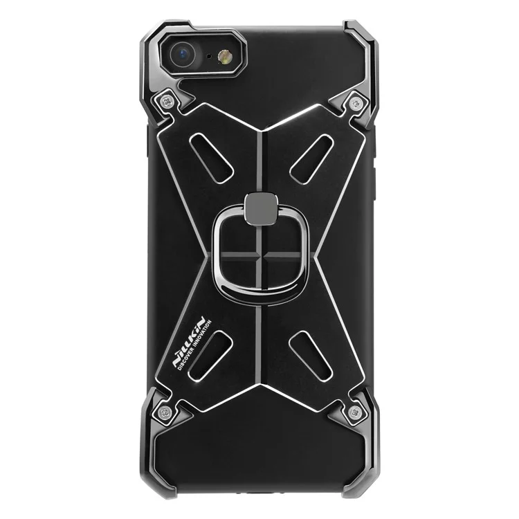 NILLKIN Barde II Metal Case with Ring Holder for iPhone 8 / 7 4.7 inch - Black