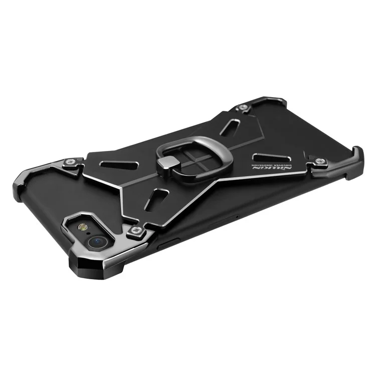 NILLKIN Barde II Metal Case with Ring Holder for iPhone 8 / 7 4.7 inch - Black