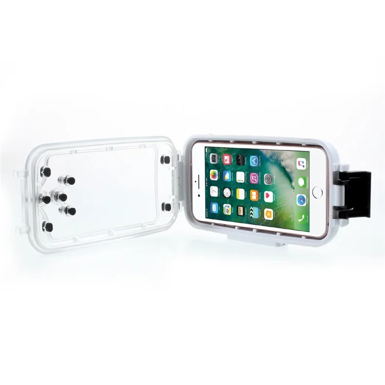 MEIKON 40m/130ft Underwater Diving IPX8 Waterproof Case for iPhone 6s Plus / 6 Plus 5.5 inch - White