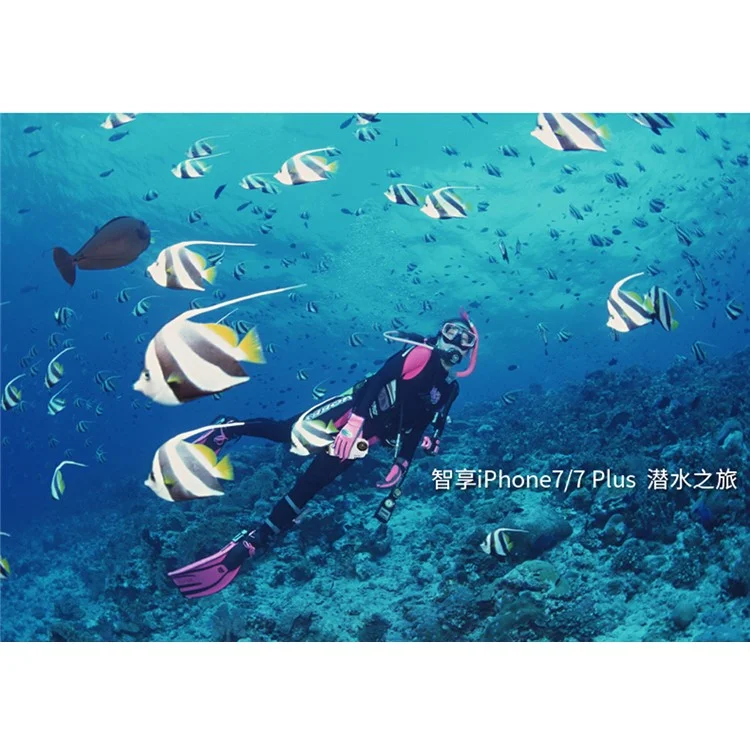 MEIKON 40m/130ft Underwater Diving IPX8 Waterproof Case for iPhone 6s Plus / 6 Plus 5.5 inch - White