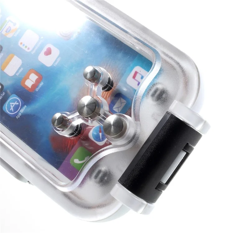 MEIKON 40m/130ft Underwater Diving IPX8 Waterproof Case for iPhone 6s Plus / 6 Plus 5.5 inch - White