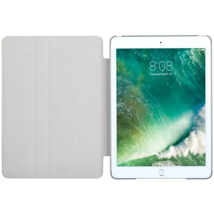 MOMAX Smart Cloth Texture Tablet Rotary Stand Shell for iPad 9.7 (2018) / 9.7 (2017) - Pink