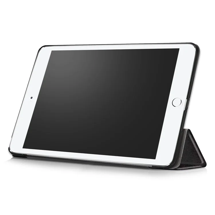 Impresión de Patrones Tri-fold Stand PU Case de Cuero Para Ipad 9.7 (2018) / 9.7 (2017) - no Me Toque