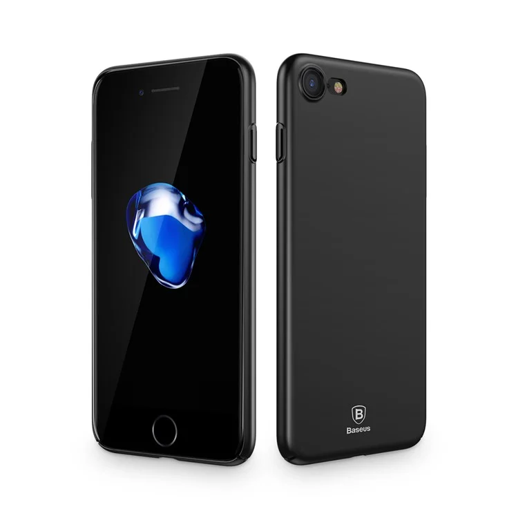 BASEUS Thin Hard Plastic Phone Shell for iPhone 8 / 7 4.7 inch - Black