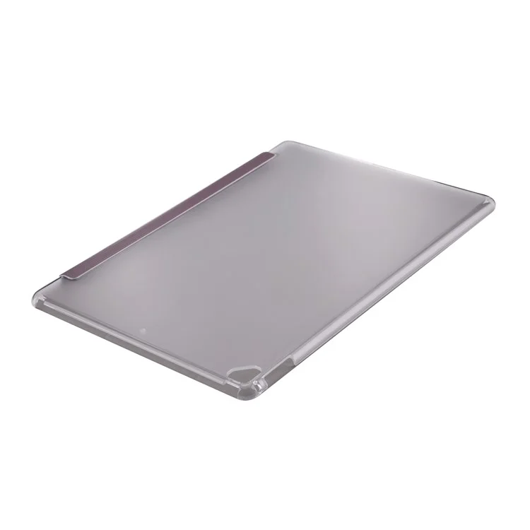 VOUNI Elegant Series Auto-wake/sleep Tri-fold Leather Case with Stand for iPad Pro 12.9 / 12.9 (2017) - Wine Red