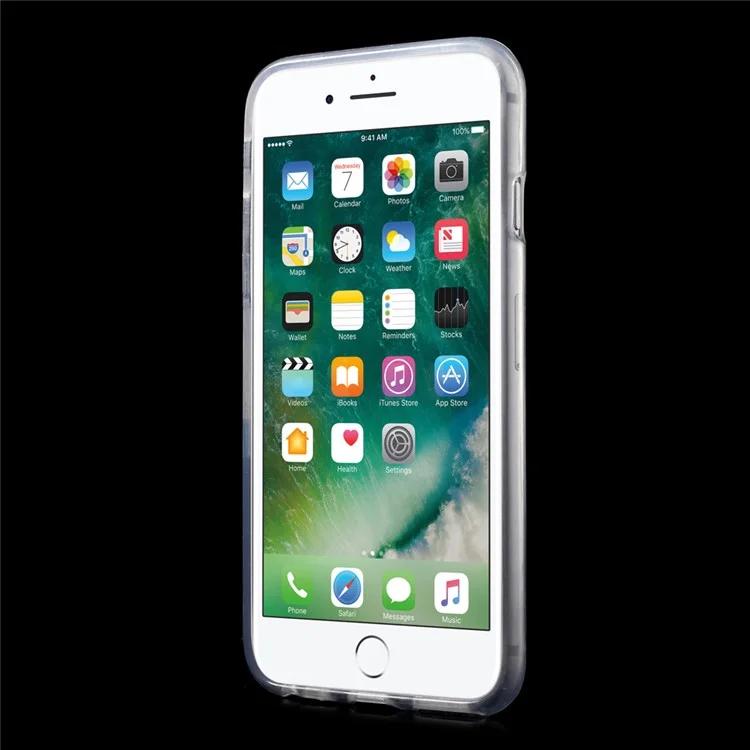 Kneading 3D Silicone Squishy Seal Sea Dog Patterned TPU Back Case for iPhone 8 / 7 4.7 inch