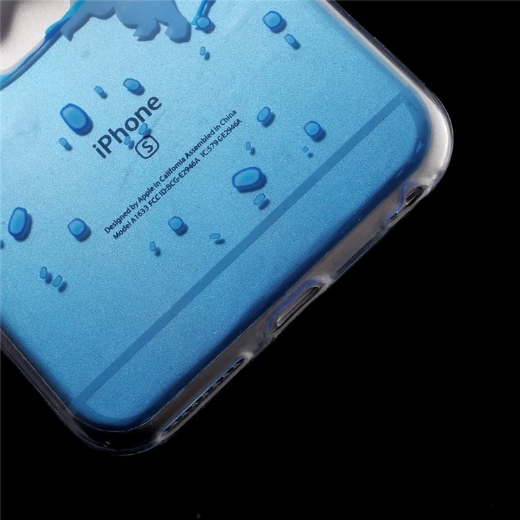 Squishy 3D Silicone Pinch Seal Sea Dog Pattern Printing TPU Case for iPhone 6s 6
