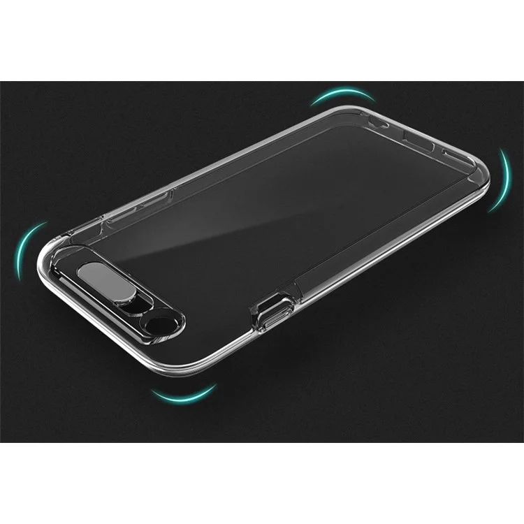 ROCK Light Tube Series Upgrade Incoming Calls Flashing PC TPU Phone Cover for iPhone 6s Plus / 6 Plus - Transparent
