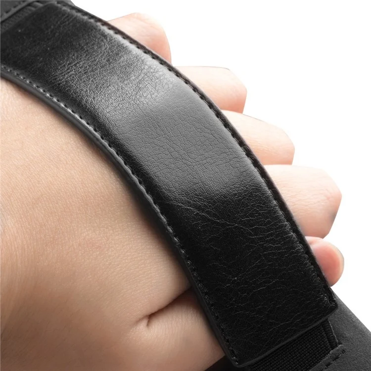 QIALINO Classic Genuine Cowhide Leather Case for iPad Air 2 - Black
