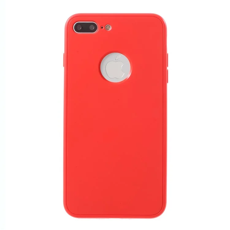 WUW K85 Touchable Front + Back 2-Piece TPU + PC Phone Case for iPhone 8 Plus / 7 Plus 5.5 inch - Red