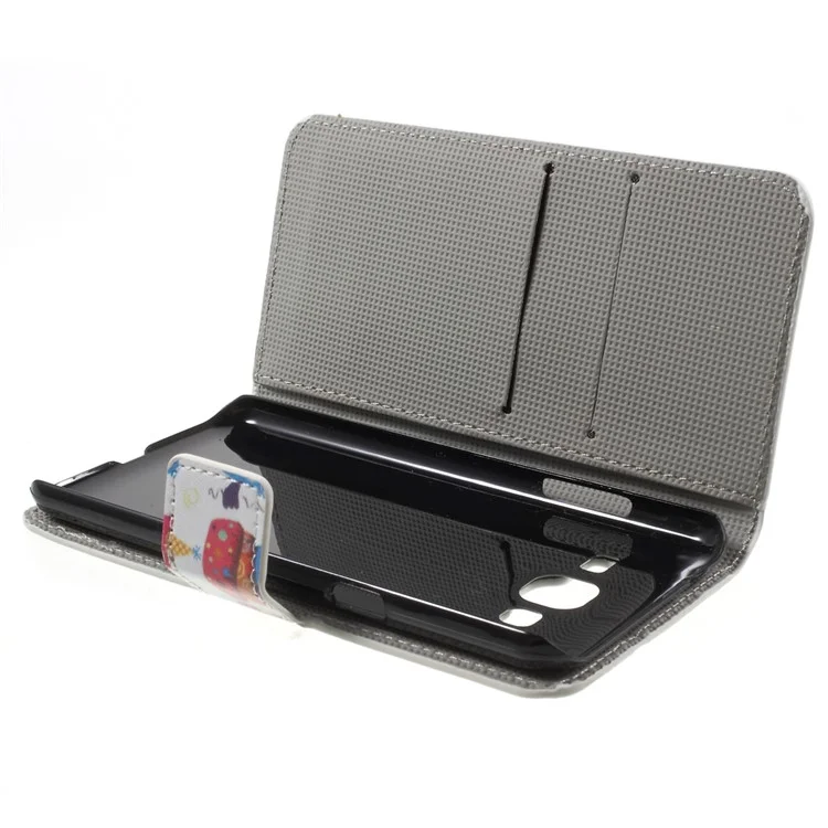 Flip Wallet Stand Leather Case for Samsung Galaxy J3 / J3 (2016) - Adorable Owls