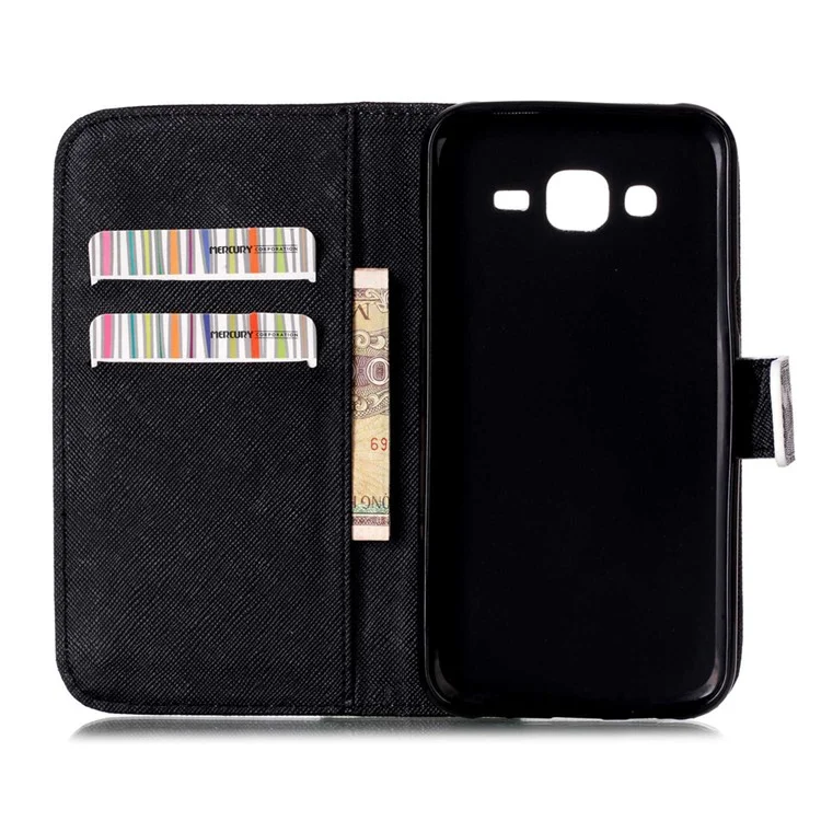 Wallet Leather Stand Case for Samsung Galaxy J5 SM-J500F - Do not Touch My Phone