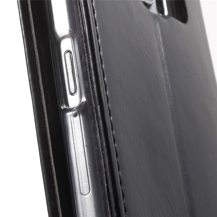 MERCURY GOOSPERY Blue Moon Leather Cover for Samsung Galaxy S6 G920 - Black