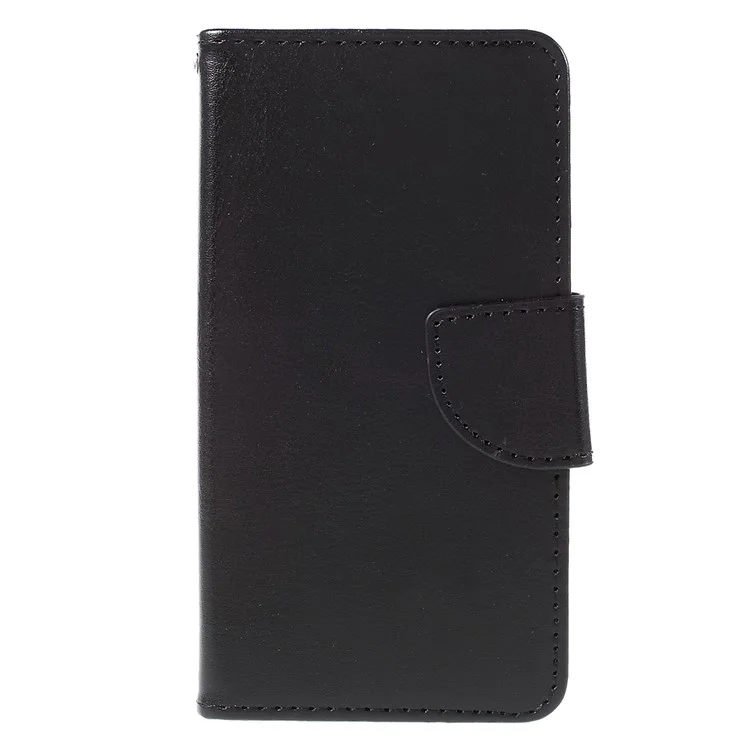 Flip Leather Wallet Stand Case for Samsung Galaxy J5 SM-J500F - Black
