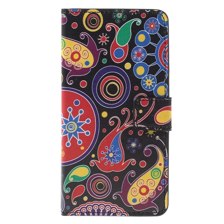 Funda de cuero para Samsung Galaxy A5 SM-A510F (2016) - Patrón de Paisley