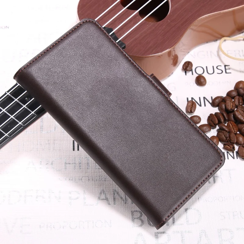For Samsung Galaxy S7 Edge SM-G935 Soft Smooth Split Leather Wallet Stand Case Shell - Brown