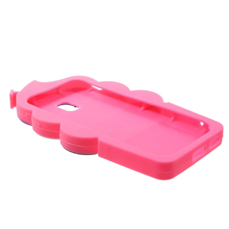3D Cherry Ice Cream Silicone Phone Case for Samsung Galaxy J3 (2017) EU Version - Rose