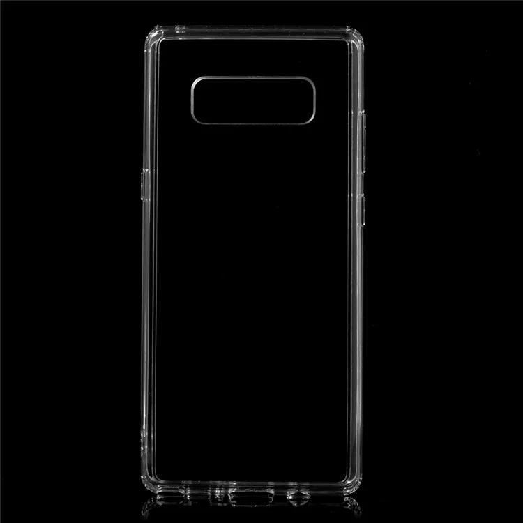 For Samsung Galaxy Note 8 Crystal Clear Acrylic + TPU Hybrid Case - Transparent