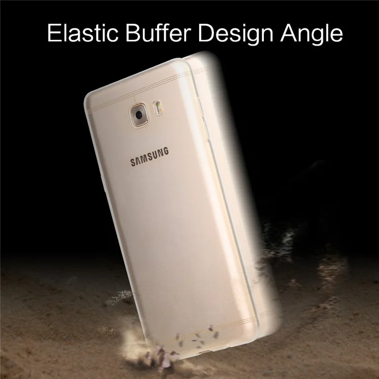 X-LEVEL Anti-slip Flexible TPU Case for Samsung Galaxy C9 Pro - Transparent