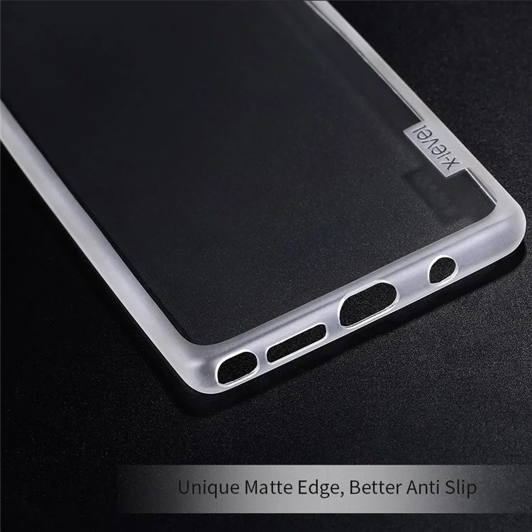 X-LEVEL Clear TPU Anti-slip Mobile Phone Case for Samsung Galaxy Note 8 - Transparent