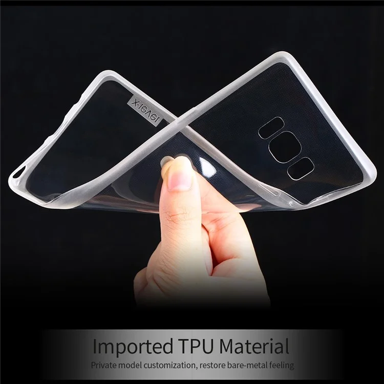 X-LEVEL Clear TPU Anti-slip Mobile Phone Case for Samsung Galaxy Note 8 - Transparent