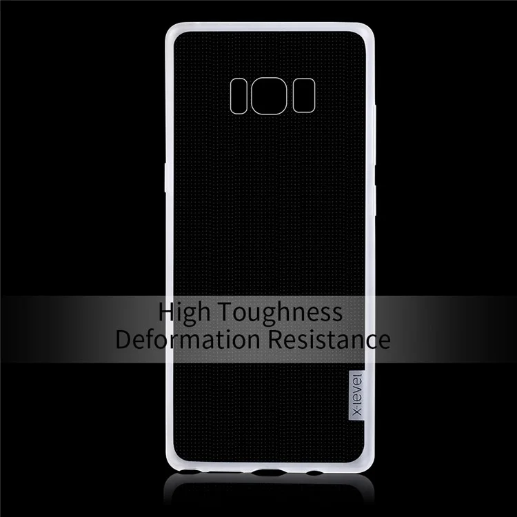 X-LEVEL Clear TPU Anti-slip Mobile Phone Case for Samsung Galaxy Note 8 - Transparent