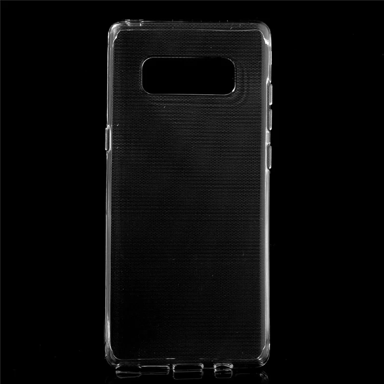 For Samsung Galaxy Note 8 N950 Clear TPU Case Cover with Non-slip Inner - Transparent