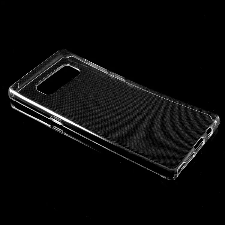 For Samsung Galaxy Note 8 N950 Clear TPU Case Cover with Non-slip Inner - Transparent