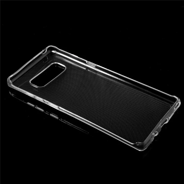 For Samsung Galaxy Note 8 N950 Clear TPU Case Cover with Non-slip Inner - Transparent
