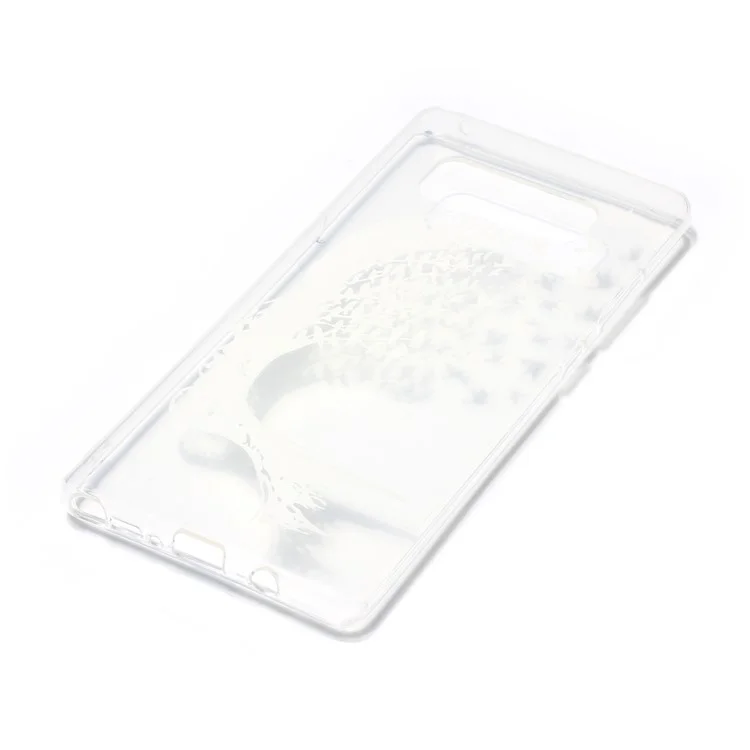 Clear IMD TPU Gel Case for Samsung Galaxy Note 8 N950 - Damask