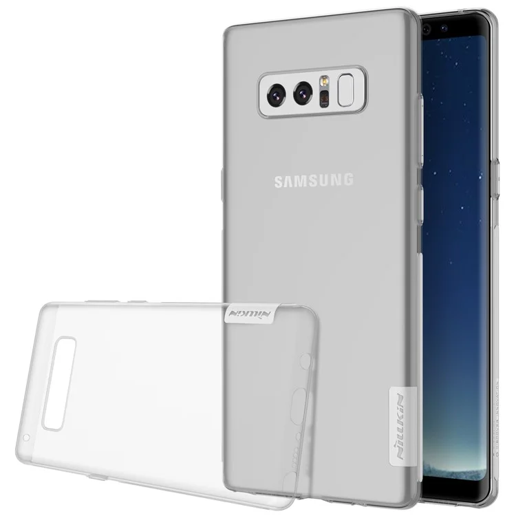 NILLKIN 0.6mm Nature Soft TPU Cover Case for Samsung Galaxy Note 8 - White