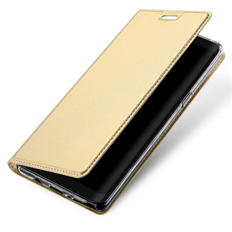 DUX DUCIS Skin Pro Series Stand Leather Case Accessory for Samsung Galaxy Note 8 - Gold