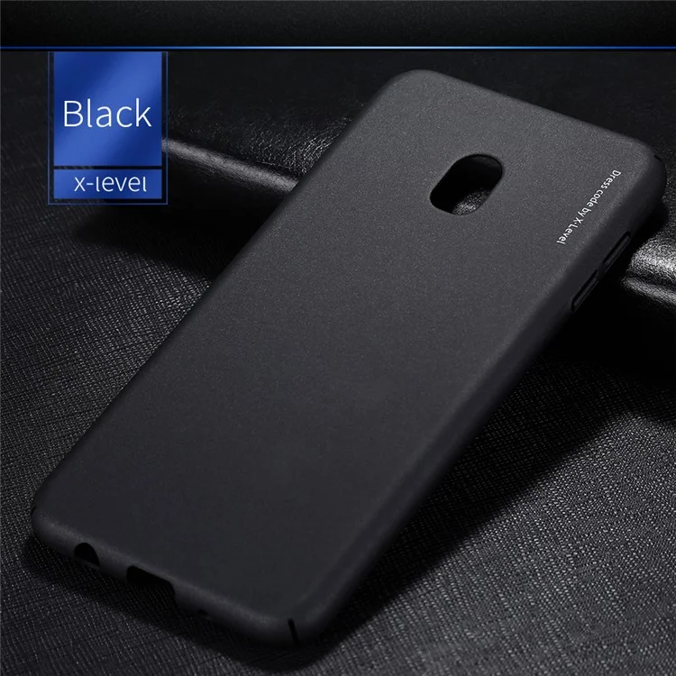 X-LEVEL Knight Series Frosted PC Wrapped Edges Hard Shell for Samsung Galaxy J5 (2017) EU Version - Black