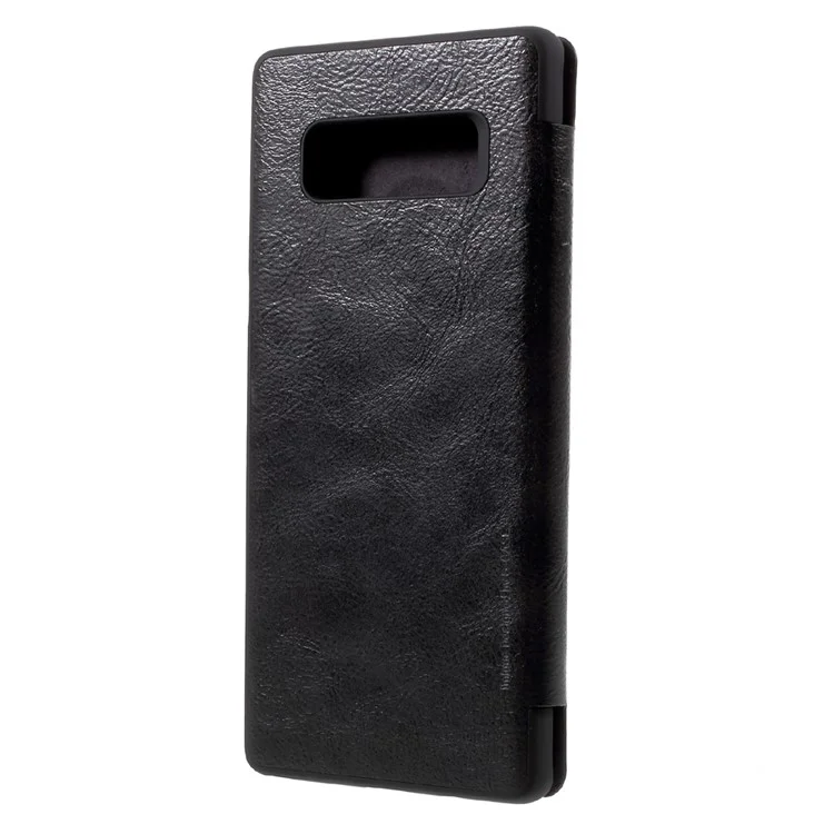 G-CASE Business Style Leather Flip Shell with Credit Card / SIM Card Holder for Samsung Galaxy Note 8 SM-N950 - Black