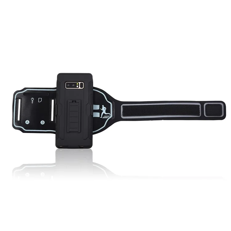 Sports Armband + PC Hard Cell Phone Case with Slot for Samsung Galaxy Note 8 SM-N950